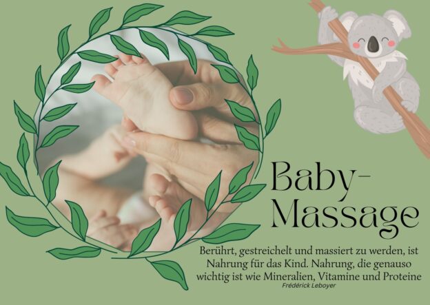 Bild Babymassage