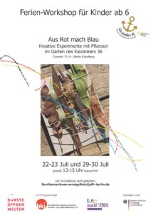 Plakat "Aus Rot mach Blau"